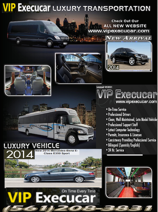 Vip Execucar Limosine is one of the Naples area's premier provider of luxury transportation. We provide true luxurious at competitive rates with a large number of SUV limousines